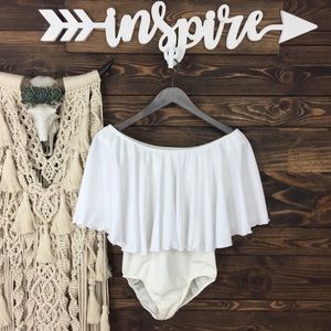 Bal Togs | Ruffle Cape Sleeve Bodysuit‎